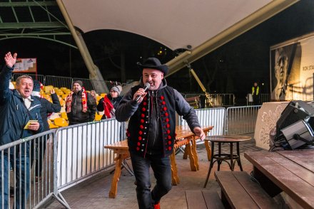 Strefa Kibica w wiślańskim amfiteatrze